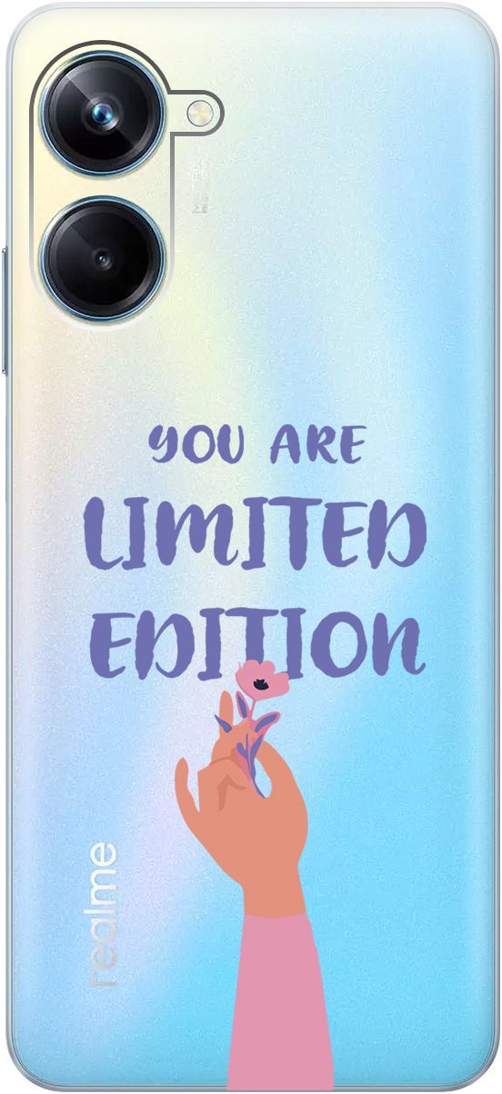 

Чехол на Realme 10 Pro "Limited Edition" прозрачный, Прозрачный;розовый, 158597