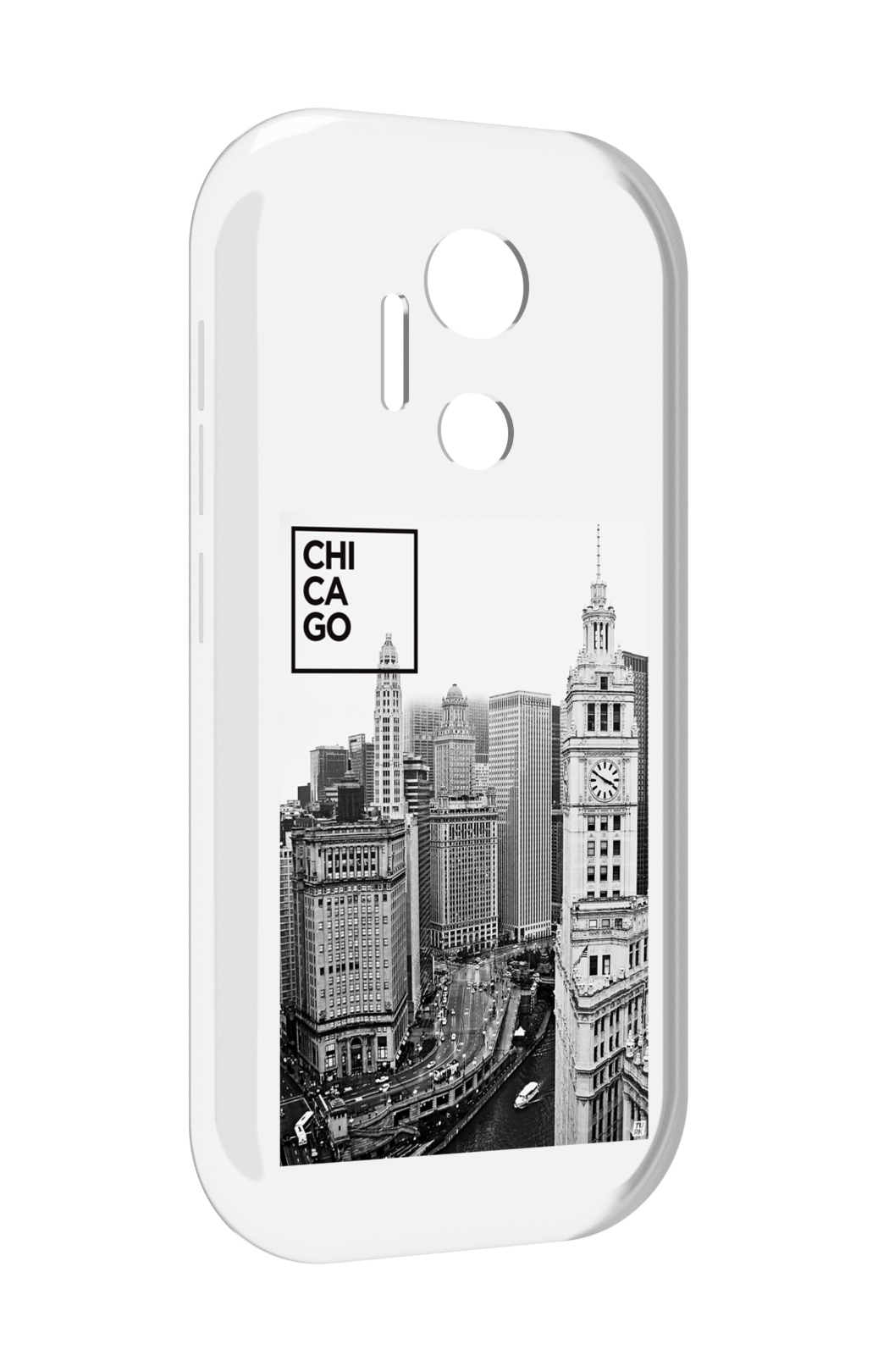 

Чехол MyPads черно белый чикаго для doogee x97 pro, Прозрачный, Tocco