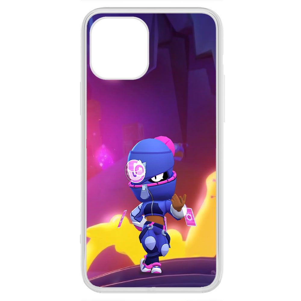 

Чехол-накладка Krutoff Clear Case Brawl Stars-Ниндзя Тара для iPhone 12 Pro Max, Прозрачный