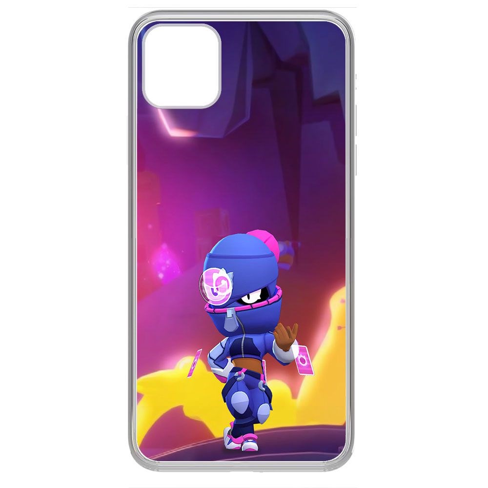 

Чехол-накладка Krutoff Clear Case Brawl Stars-Ниндзя Тара для iPhone 11 Pro Max, Прозрачный