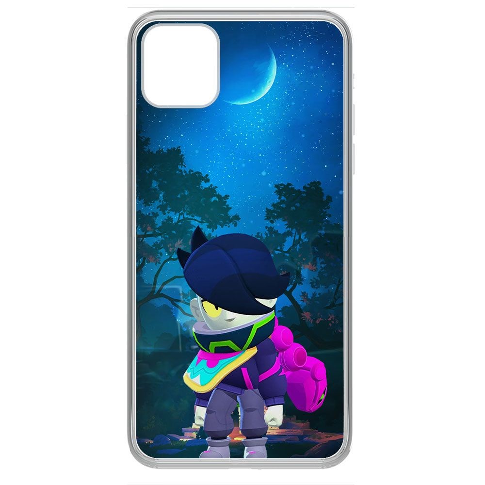 

Чехол-накладка Krutoff Clear Case Brawl Stars-Орочи Эдгар для iPhone 11 Pro Max, Прозрачный