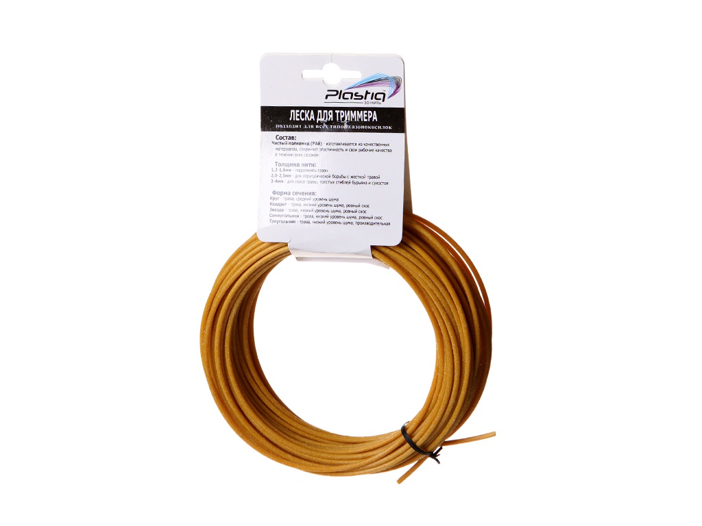 

Леска для триммера Plastiq Круг 3.0mm x 15m