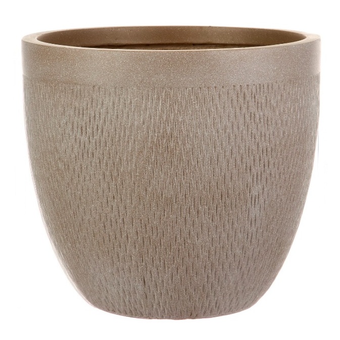 Цветочное кашпо Идеалист Лотус MESHR26-T 13 л серо-коричневый 1 шт.