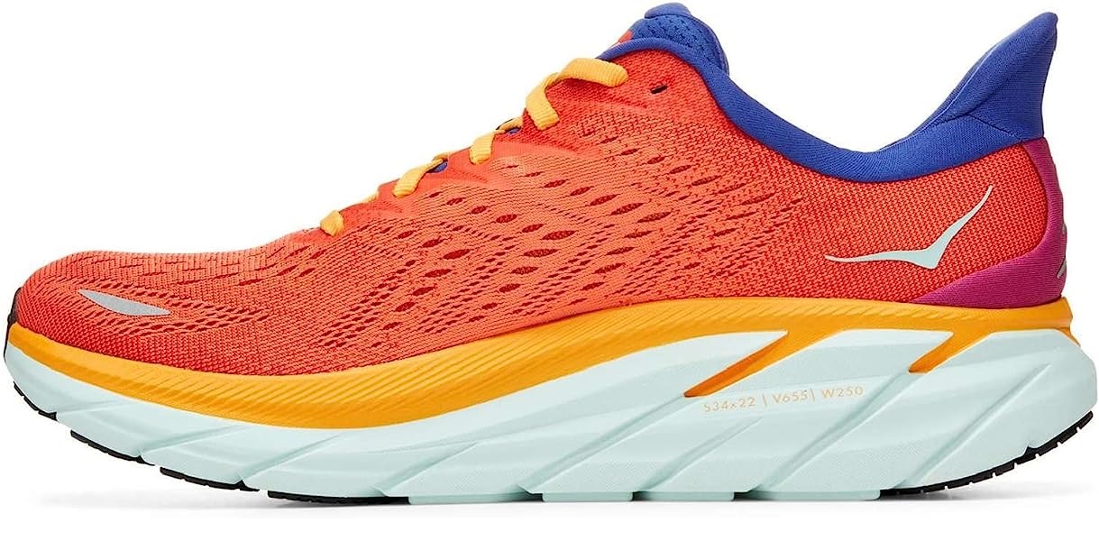 Спортивные кроссовки женские Hoka CLIFTON 8 оранжевые 5 US