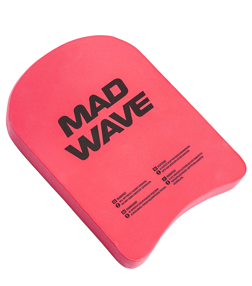 Доска для плавания Mad Wave Kickboard Kids красный
