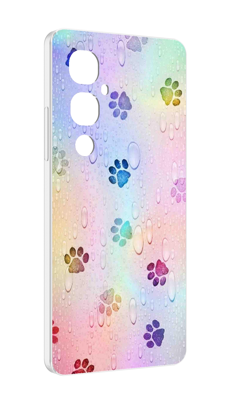 

Чехол MyPads лапки для Tecno Pova 4 Pro, Прозрачный, Tocco