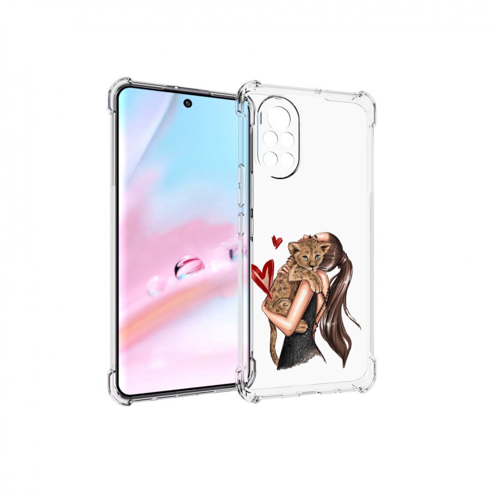 

Чехол MyPads Кошачья-любовь для Huawei Nova 8 (ANG-LX1), Прозрачный, Tocco