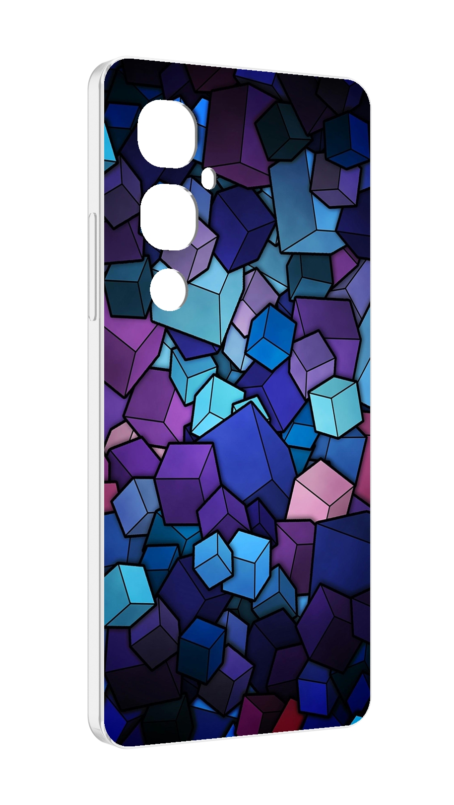 

Чехол MyPads лепестки для Tecno Pova 4 Pro, Прозрачный, Tocco