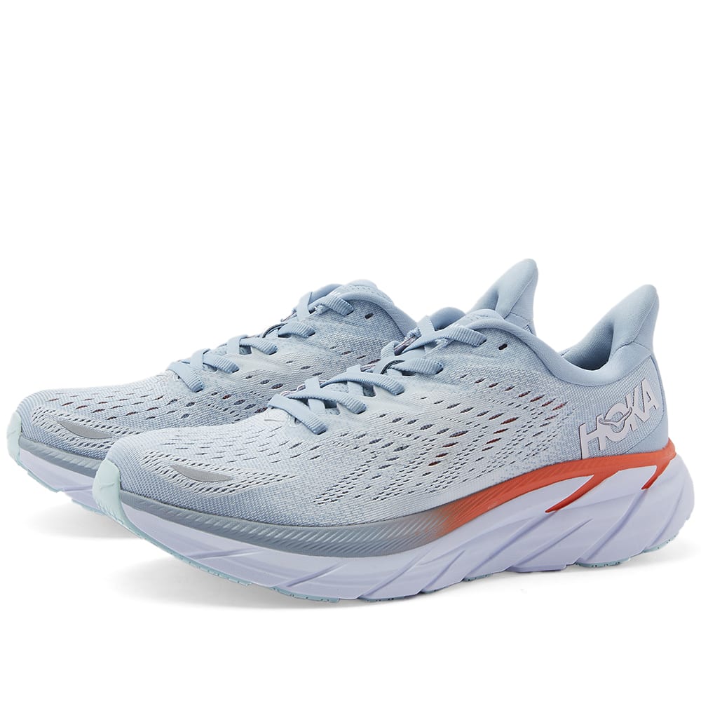 Кроссовки женские Hoka CLIFTON 8 голубые 6 US