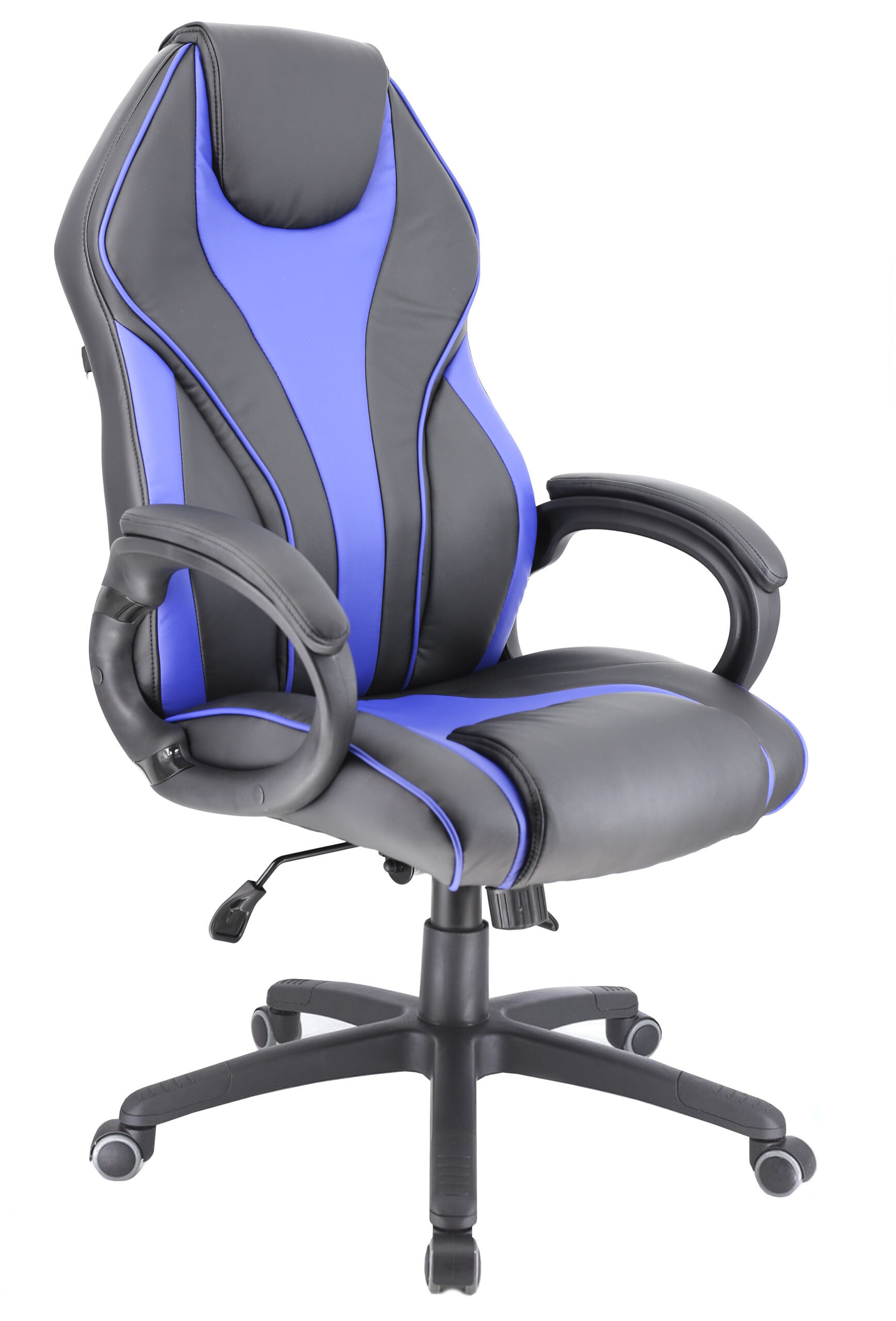 фото Компьютерное кресло everprof wing экокожа/синий