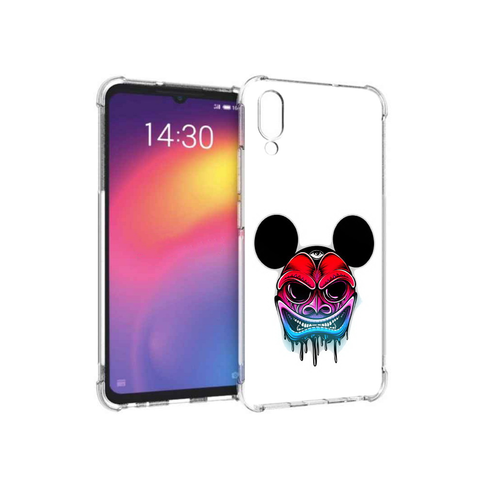 

Чехол MyPads Tocco для Meizu Note 9 микки в маске (PT134513.88.473), Прозрачный, Tocco