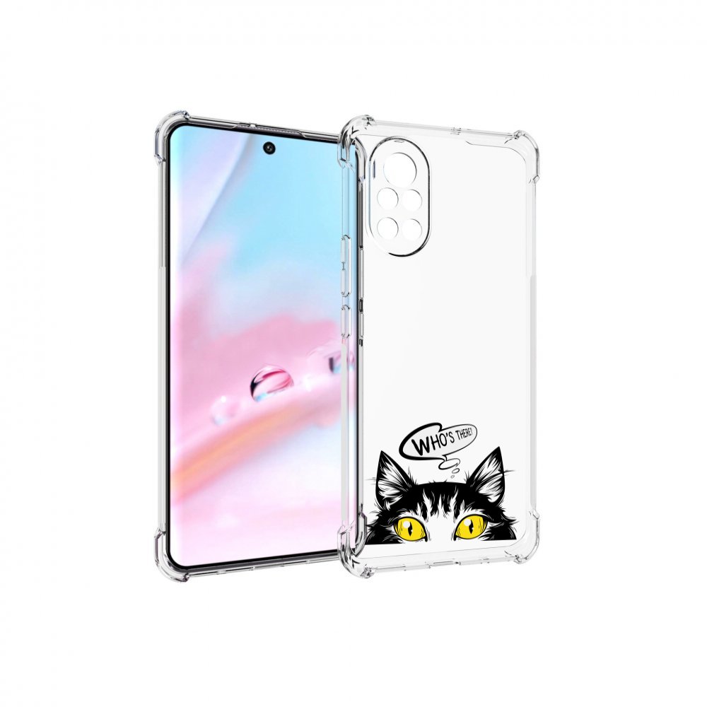 

Чехол MyPads Кто-тут-есть для Huawei Nova 8 (ANG-LX1), Прозрачный, Tocco