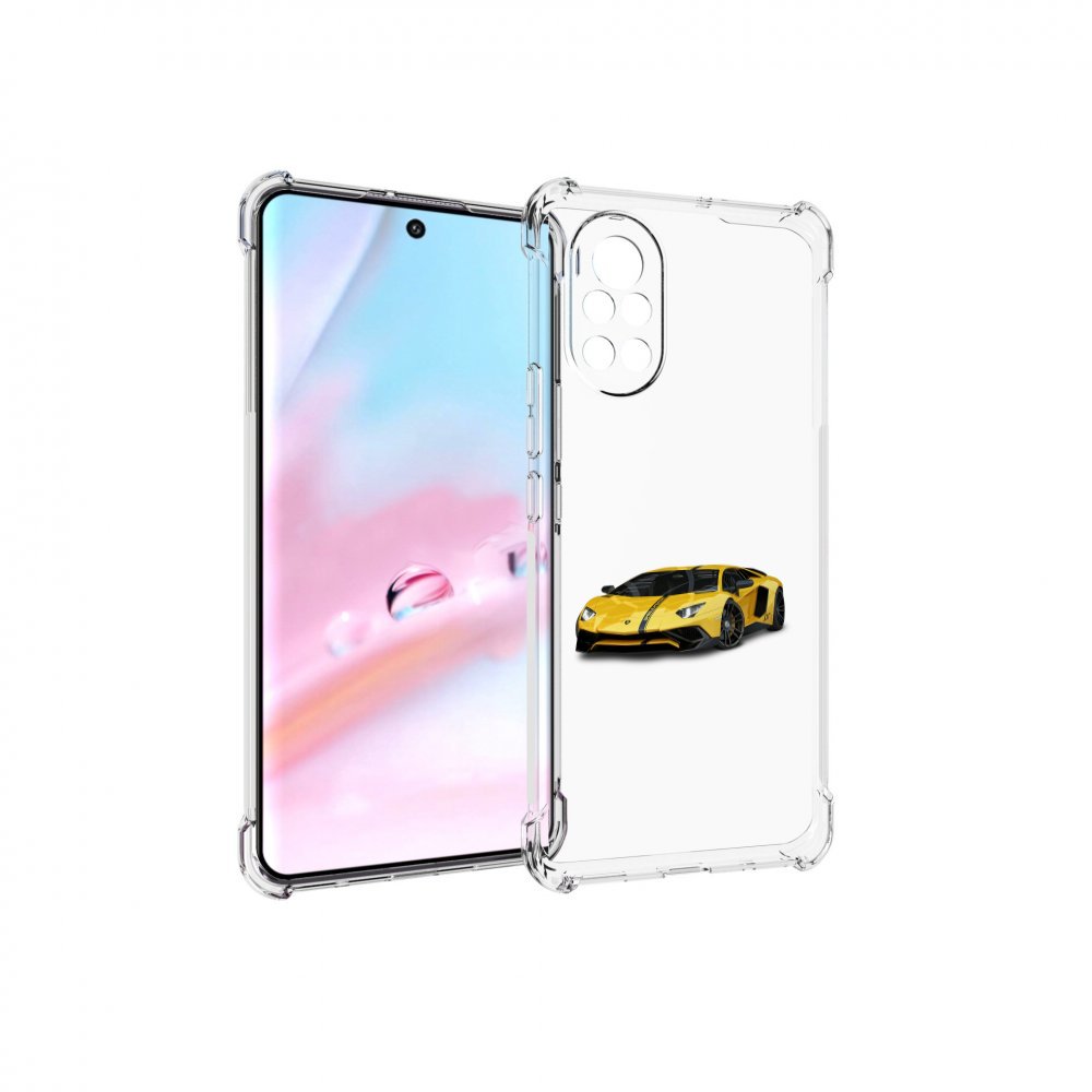 

Чехол MyPads Ламбо мужской для Huawei Nova 8 (ANG-LX1), Прозрачный, Tocco