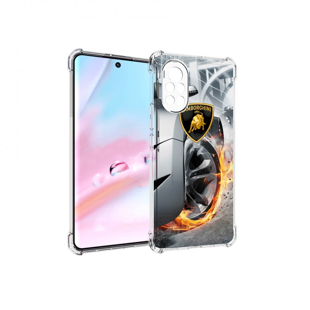 

Чехол MyPads Ламборгини мужской для Huawei Nova 8 (ANG-LX1), Прозрачный, Tocco