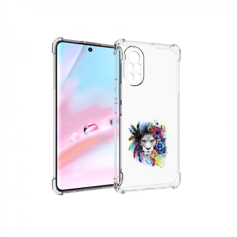 

Чехол MyPads Лев 2 для Huawei Nova 8 (ANG-LX1), Прозрачный, Tocco
