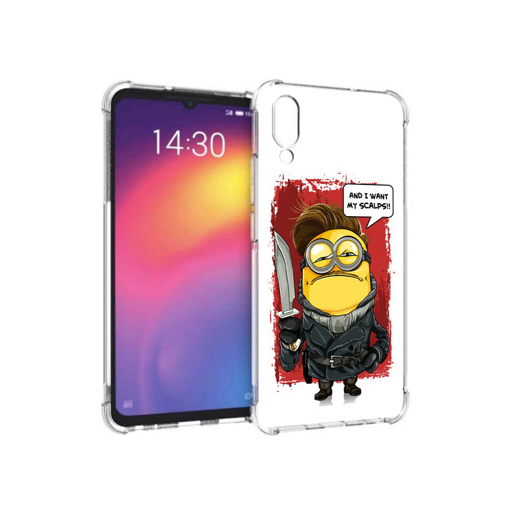 

Чехол MyPads Tocco для Meizu Note 9 миньон убийца (PT134513.88.477), Прозрачный, Tocco