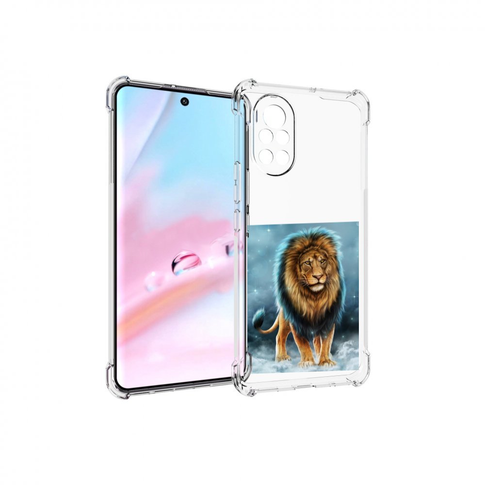 

Чехол MyPads Лев-в-тумане для Huawei Nova 8 (ANG-LX1), Прозрачный, Tocco