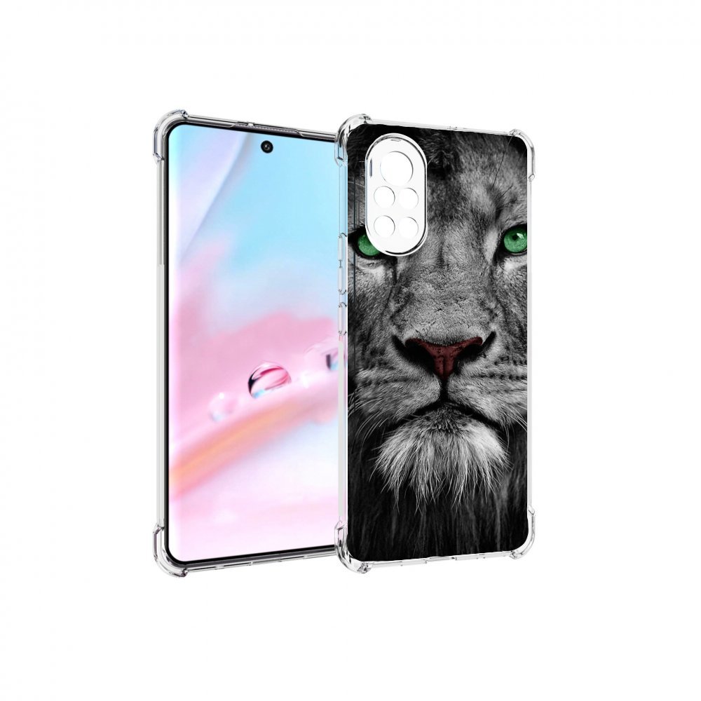 

Чехол MyPads Лев-зеленоглазый мужской для Huawei Nova 8 (ANG-LX1), Прозрачный, Tocco