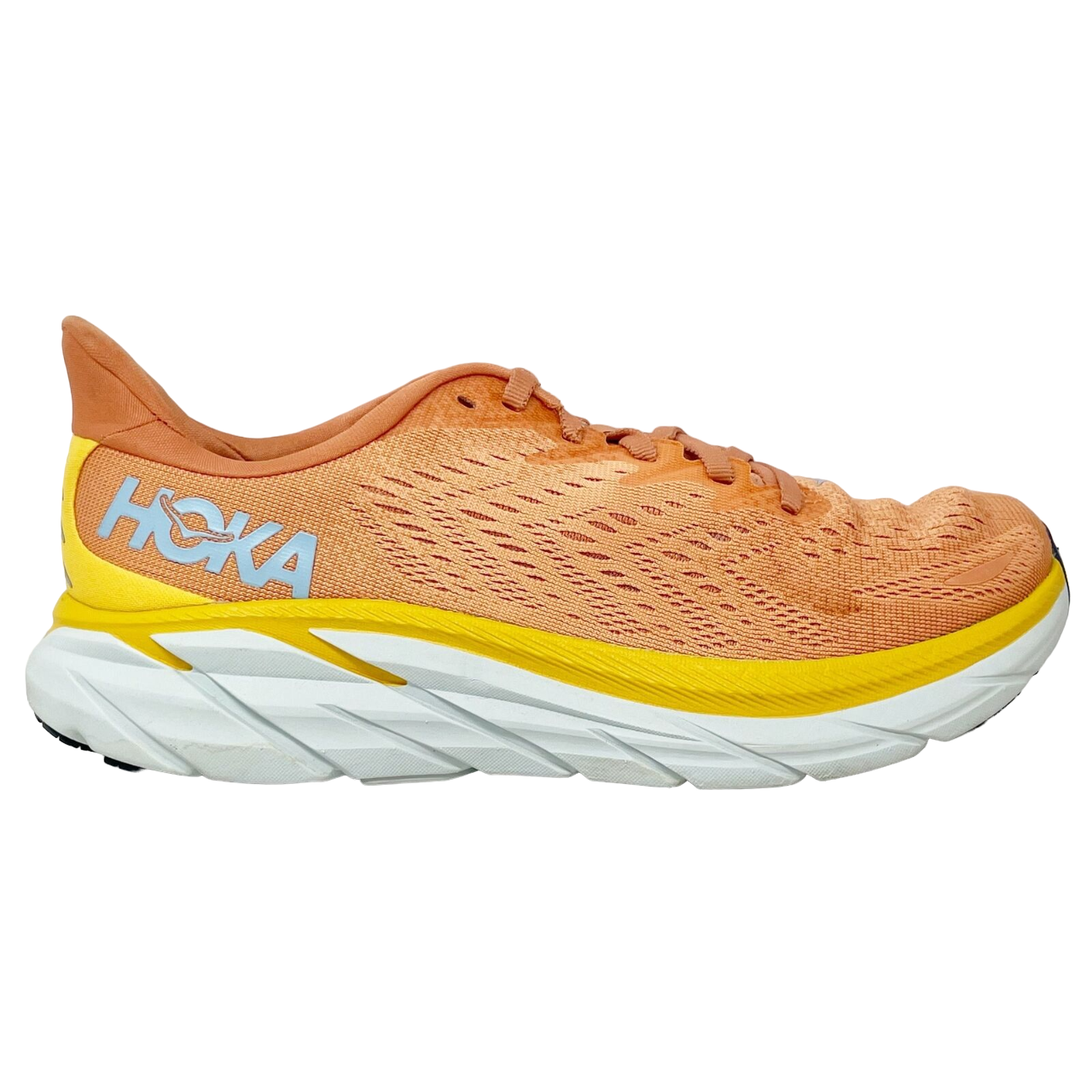 Спортивные кроссовки женские Hoka CLIFTON 8 оранжевые 9.5 US