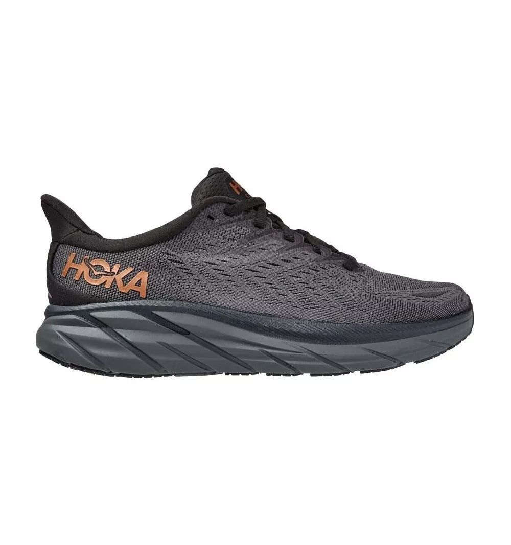 

Спортивные кроссовки женские Hoka CLIFTON 8 черные 9 US, Черный, Clifton 8