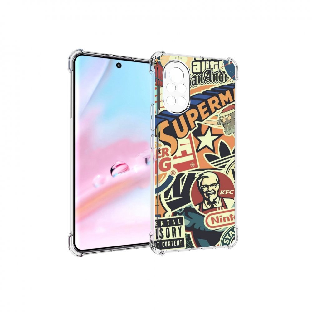 

Чехол MyPads Лейблы-на-постере для Huawei Nova 8 (ANG-LX1), Прозрачный, Tocco
