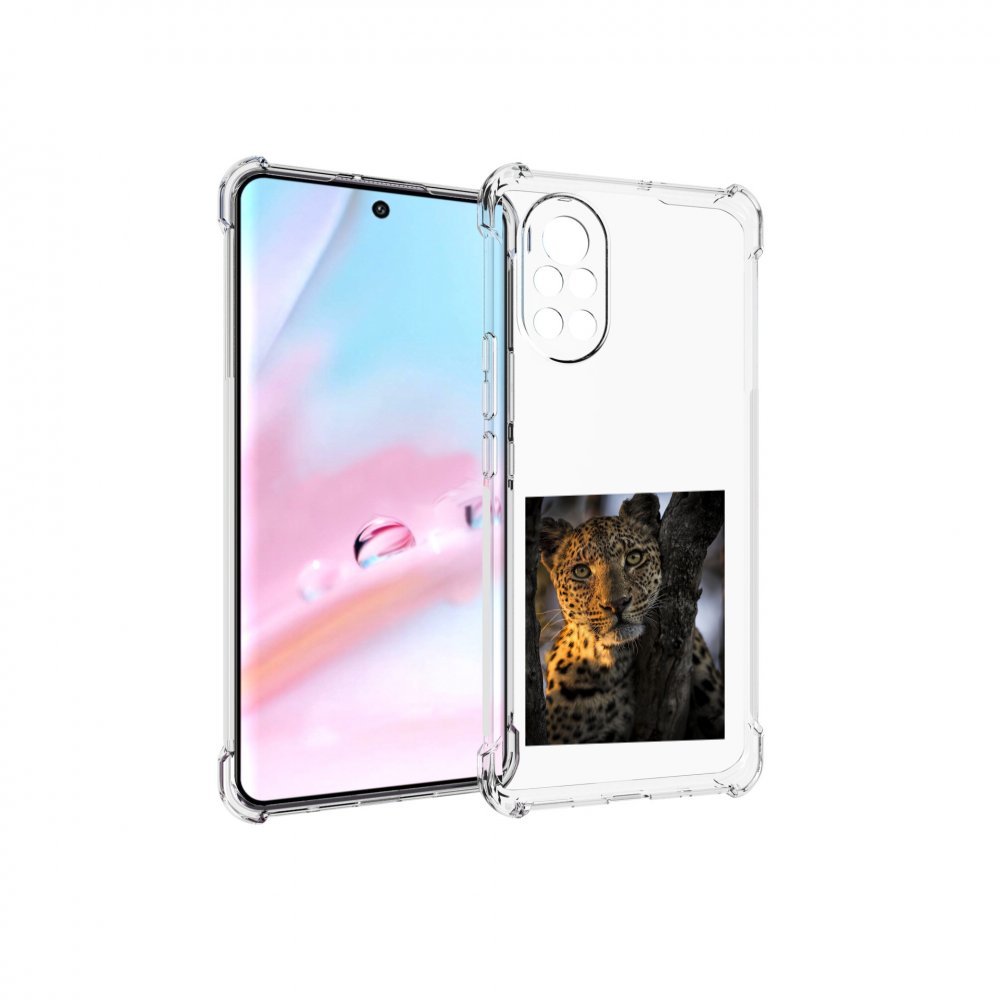 

Чехол MyPads Леопард для Huawei Nova 8 (ANG-LX1), Прозрачный, Tocco