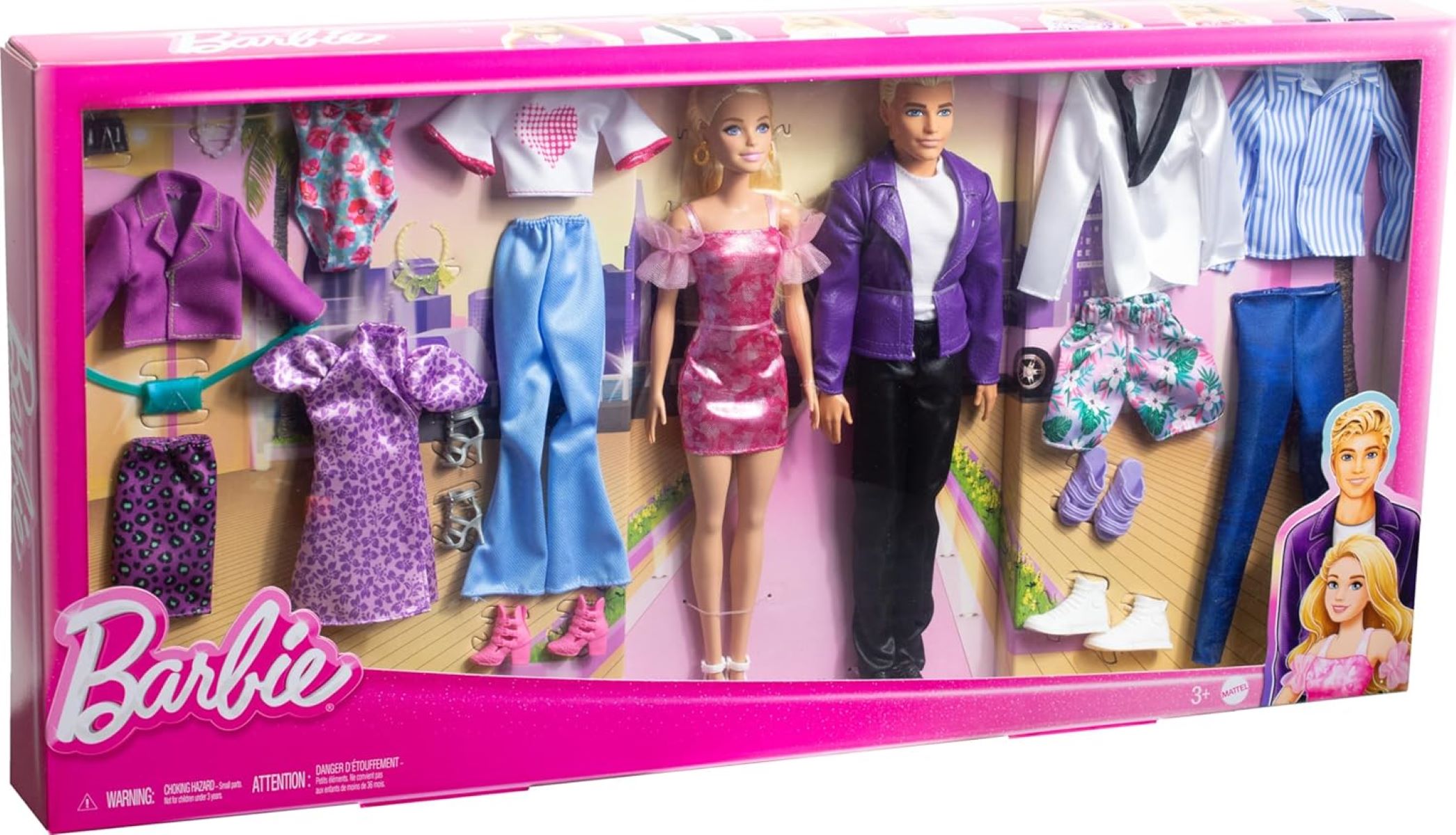 Кукла Barbie и Кен, коллекционный набор с одеждой и аксессуарами