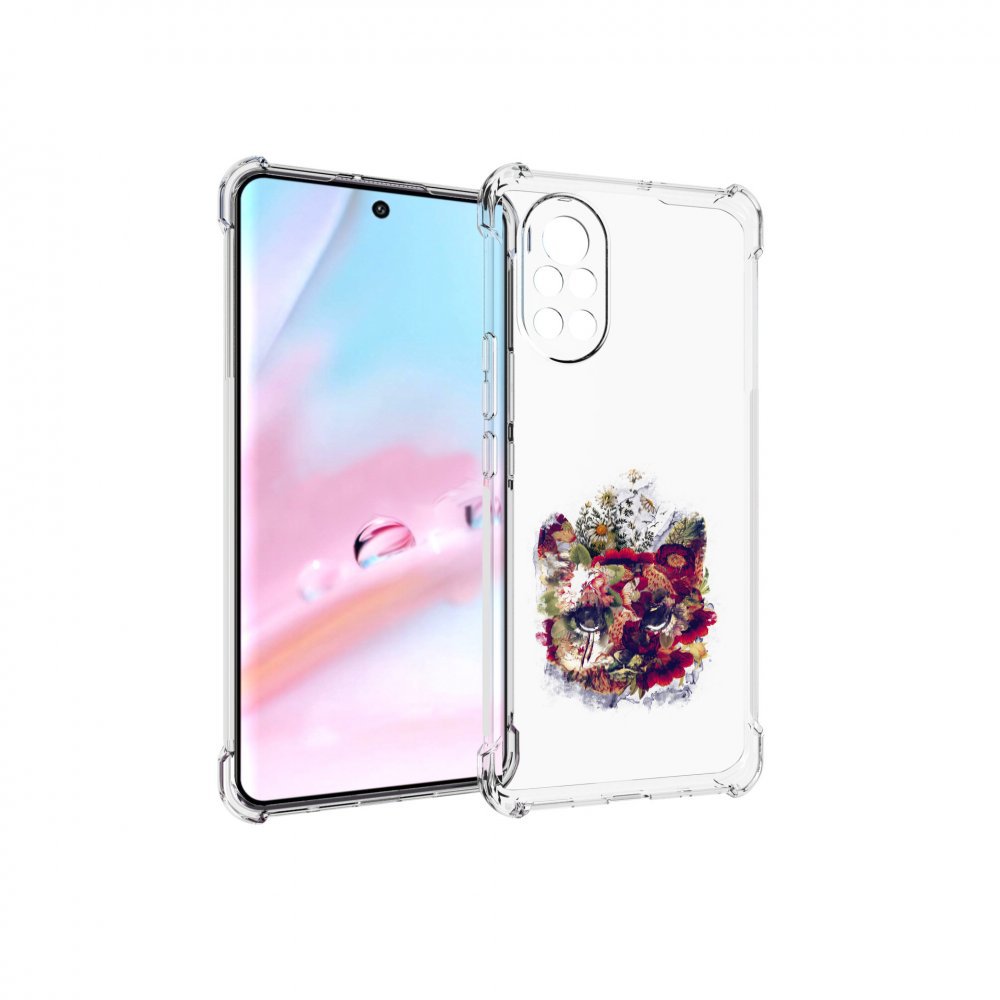 

Чехол MyPads Лиса в цветах-2 для Huawei Nova 8 (ANG-LX1), Прозрачный, Tocco