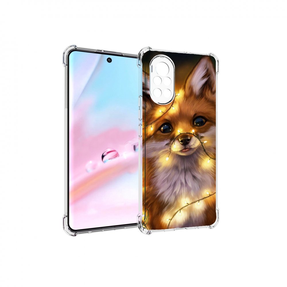 

Чехол MyPads Лисенок-в-гирлянде для Huawei Nova 8 (ANG-LX1), Прозрачный, Tocco