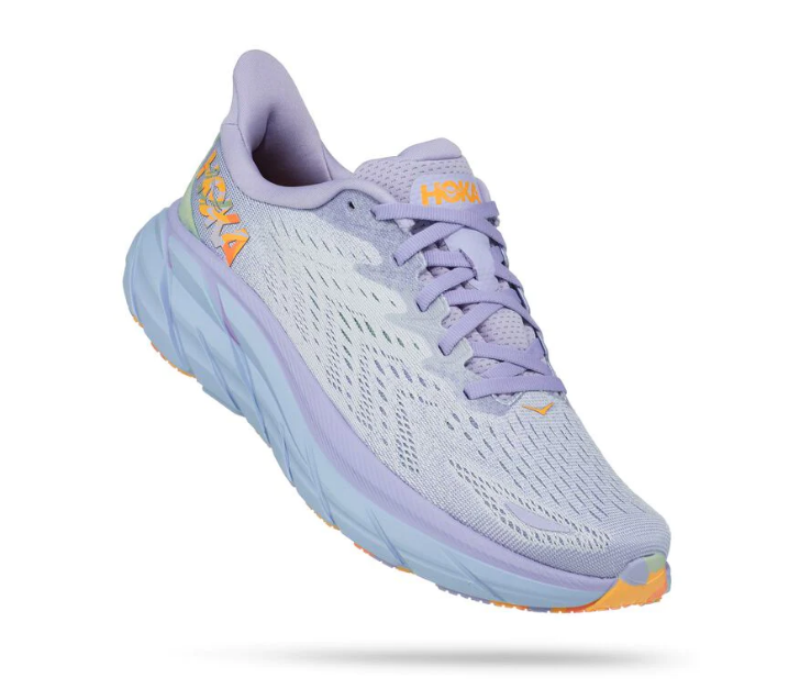 

Спортивные кроссовки женские Hoka CLIFTON 8 фиолетовые 9 US, Фиолетовый, Clifton 8