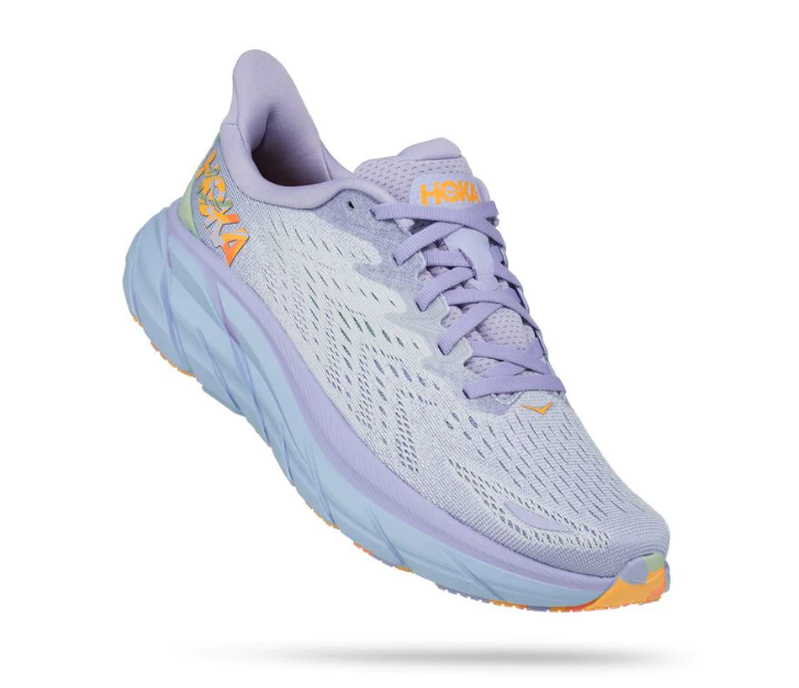 Спортивные кроссовки женские Hoka CLIFTON 8 фиолетовые 9 US