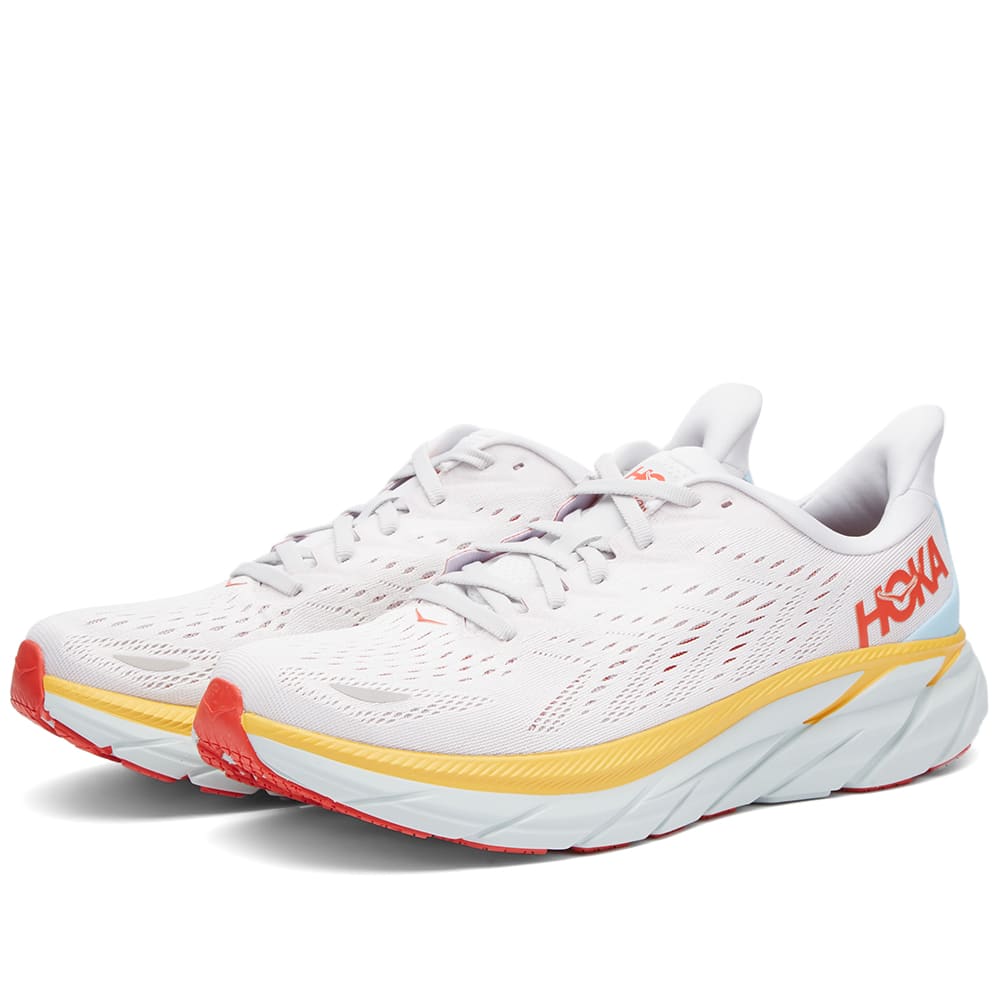 

Кроссовки мужские Hoka CLIFTON 8 белые 11.5 US, Белый, Clifton 8