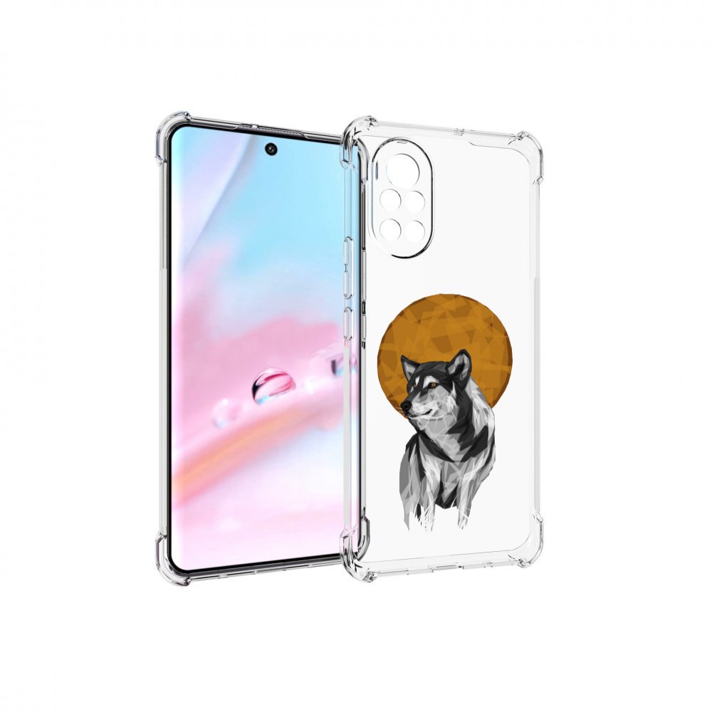 Чехол MyPads Лунный волк для Huawei Nova 8 (ANG-LX1)