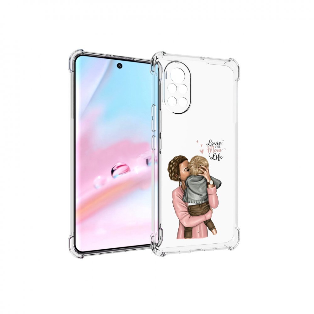 

Чехол MyPads Любовь-мамы детский для Huawei Nova 8 (ANG-LX1), Прозрачный, Tocco