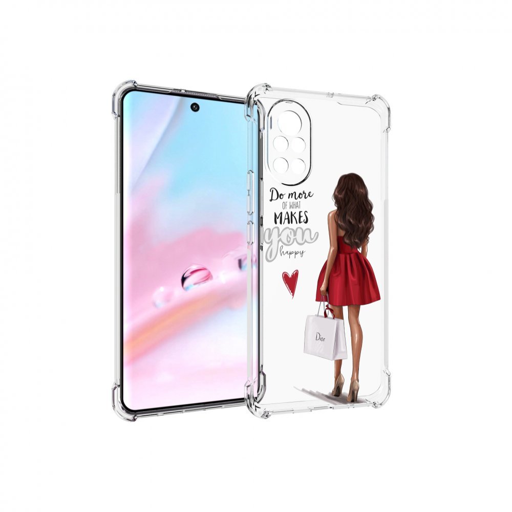 

Чехол MyPads Маленькие-радости женский для Huawei Nova 8 (ANG-LX1), Прозрачный, Tocco