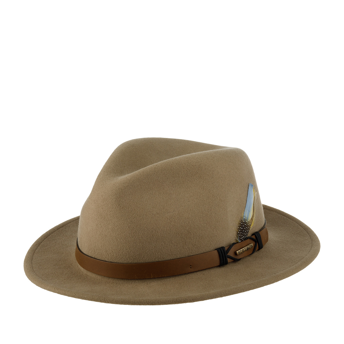 

Шляпа унисекс Stetson 2538001 TRAVELLER VITAFELT бежевая, р, Бежевый, 2538001 TRAVELLER VITAFELT