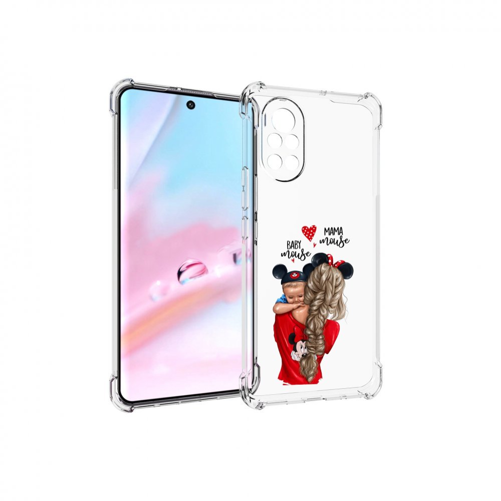 

Чехол MyPads Мама-маус женский для Huawei Nova 8 (ANG-LX1), Прозрачный, Tocco