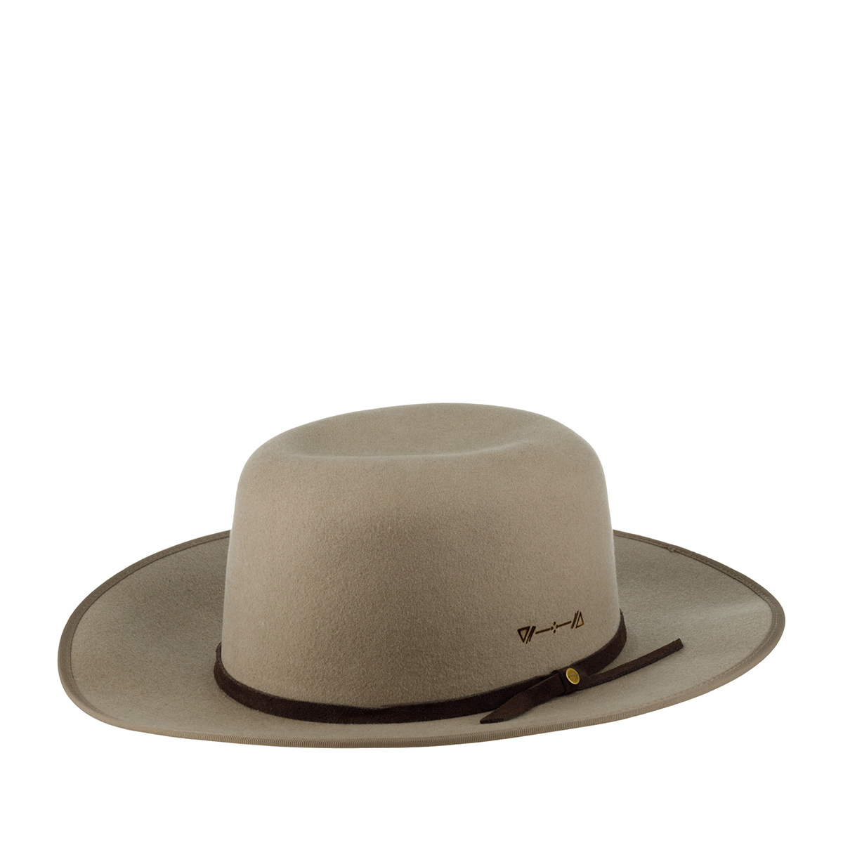 

Шляпа унисекс Stetson 3598118 OPEN CROWN WOOLFELT бежевая, р.63, Бежевый, 3598118 OPEN CROWN WOOLFELT