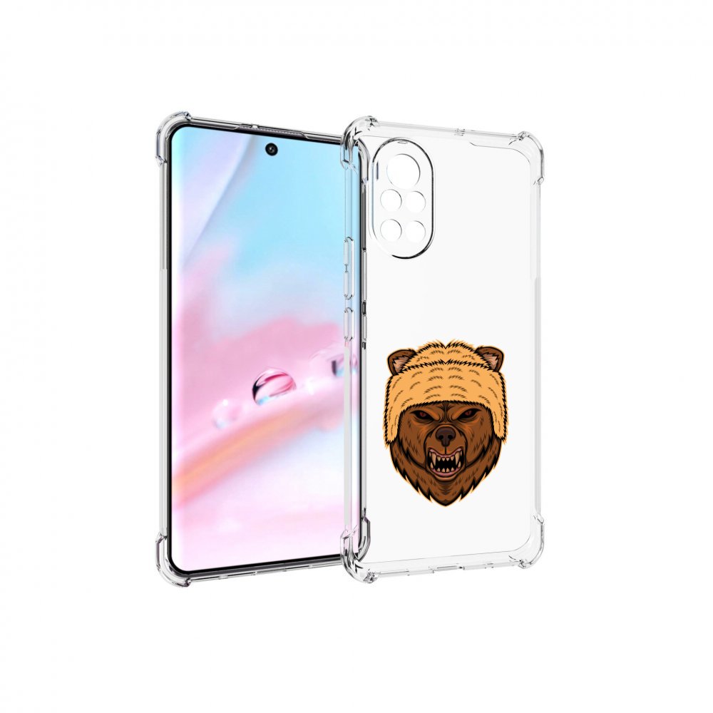 

Чехол MyPads Медведь-в-шапке для Huawei Nova 8 (ANG-LX1), Прозрачный, Tocco
