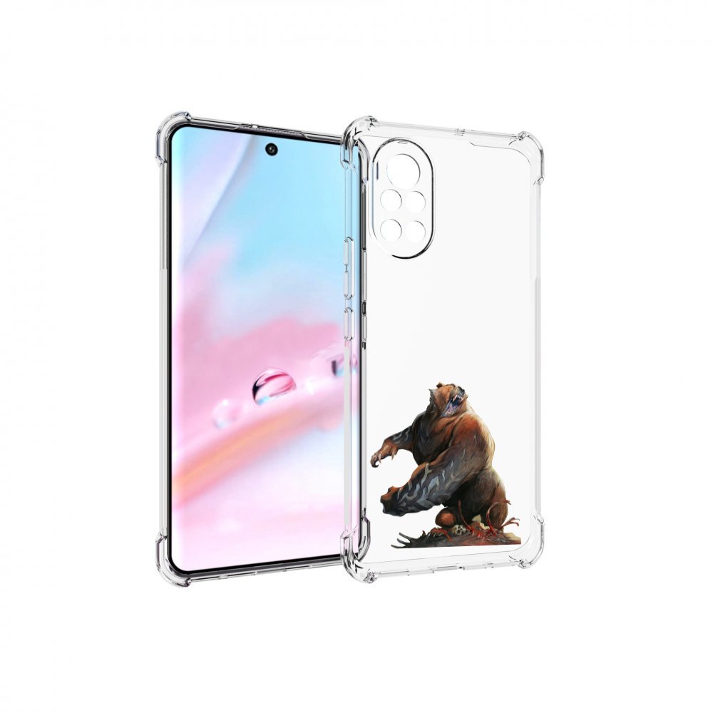 

Чехол MyPads Медведь-жестокий для Huawei Nova 8 (ANG-LX1), Прозрачный, Tocco