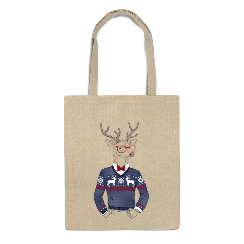 Сумка-шоппер унисекс Printio 2601896, бежевый