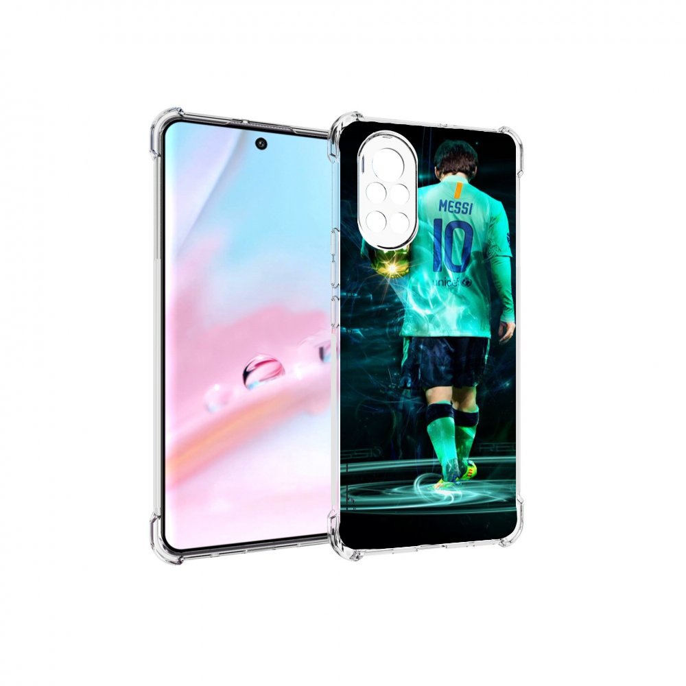 

Чехол MyPads Месси мужской для Huawei Nova 8 (ANG-LX1), Прозрачный, Tocco