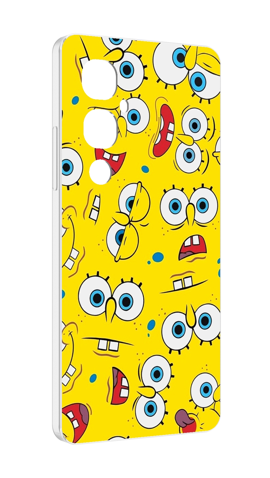 

Чехол MyPads много-спанч-боба для Tecno Pova 4 Pro, Прозрачный, Tocco