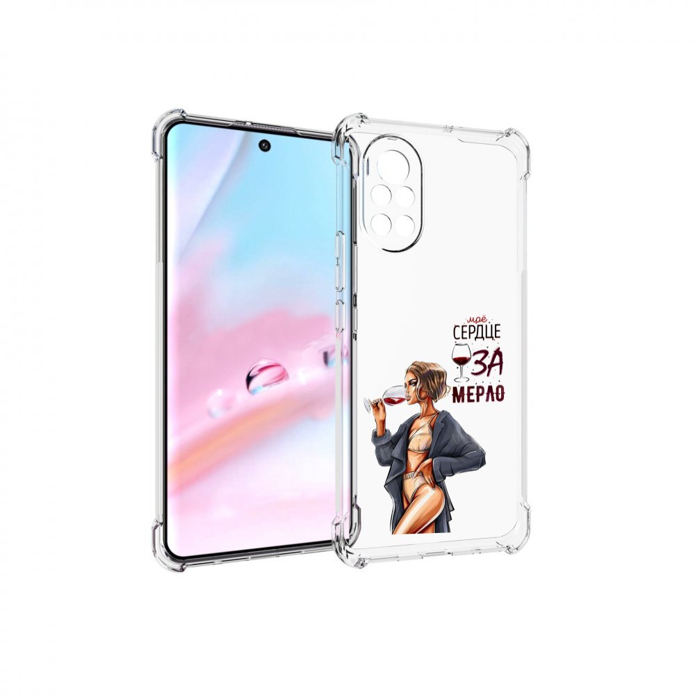 

Чехол MyPads Мое-сердце-замерло для Huawei Nova 8 (ANG-LX1), Прозрачный, Tocco