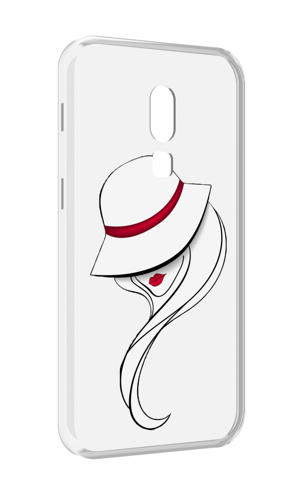 

Чехол MyPads Лого женский для Meizu V8, Прозрачный, Tocco