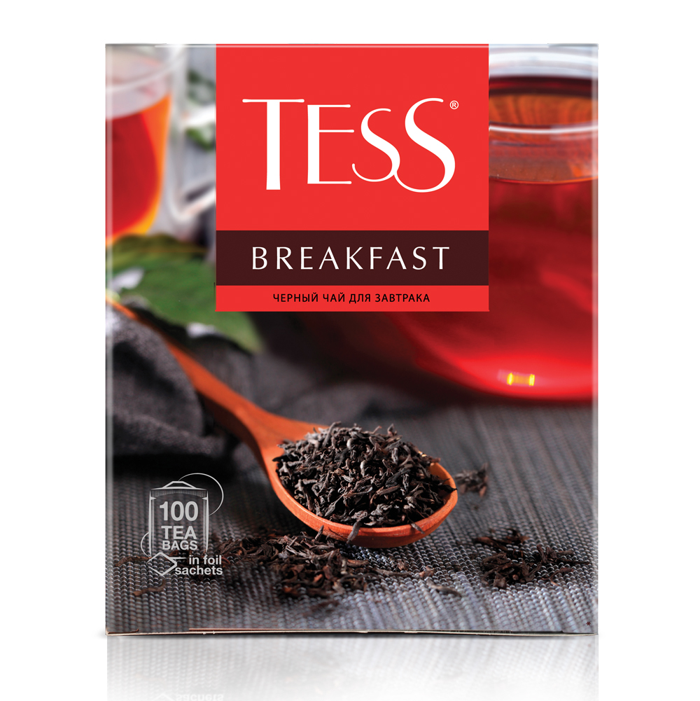 

Чай чёрный Tess Breakfast, 100 пакетиков