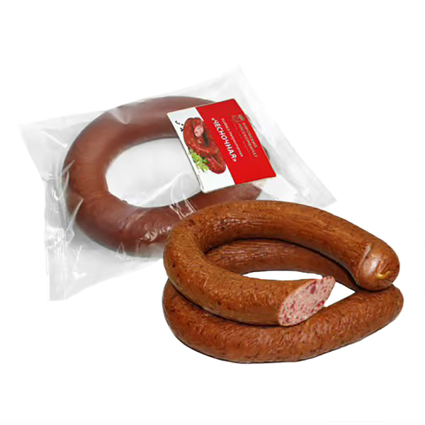 

Колбаса варено-копченая Курганский МК Чесночная