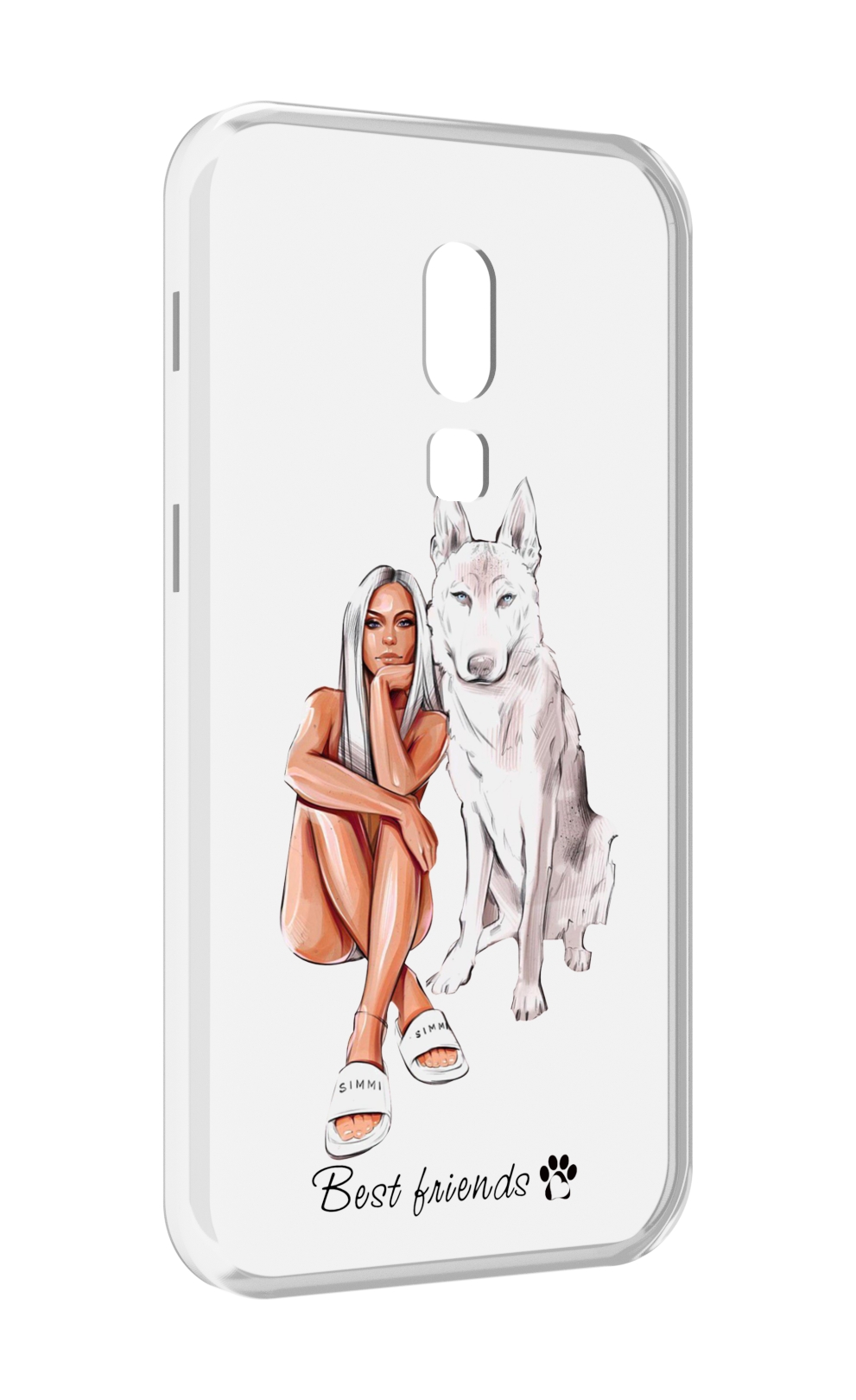

Чехол MyPads Лучшие-друзья для Meizu V8, Прозрачный, Tocco
