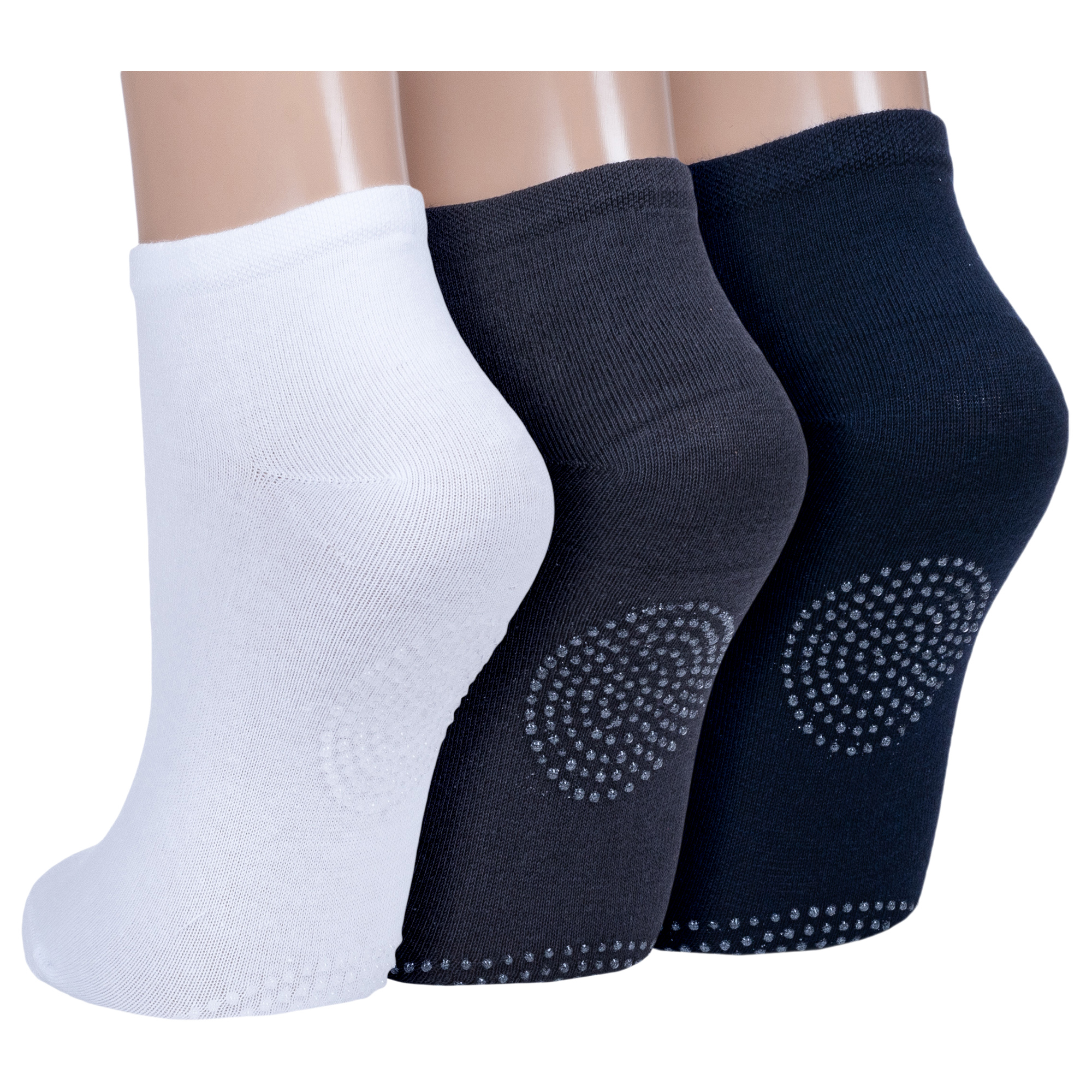 Комплект носков женских Rusocks 3-ЖТ3-13553 разноцветных 23-25