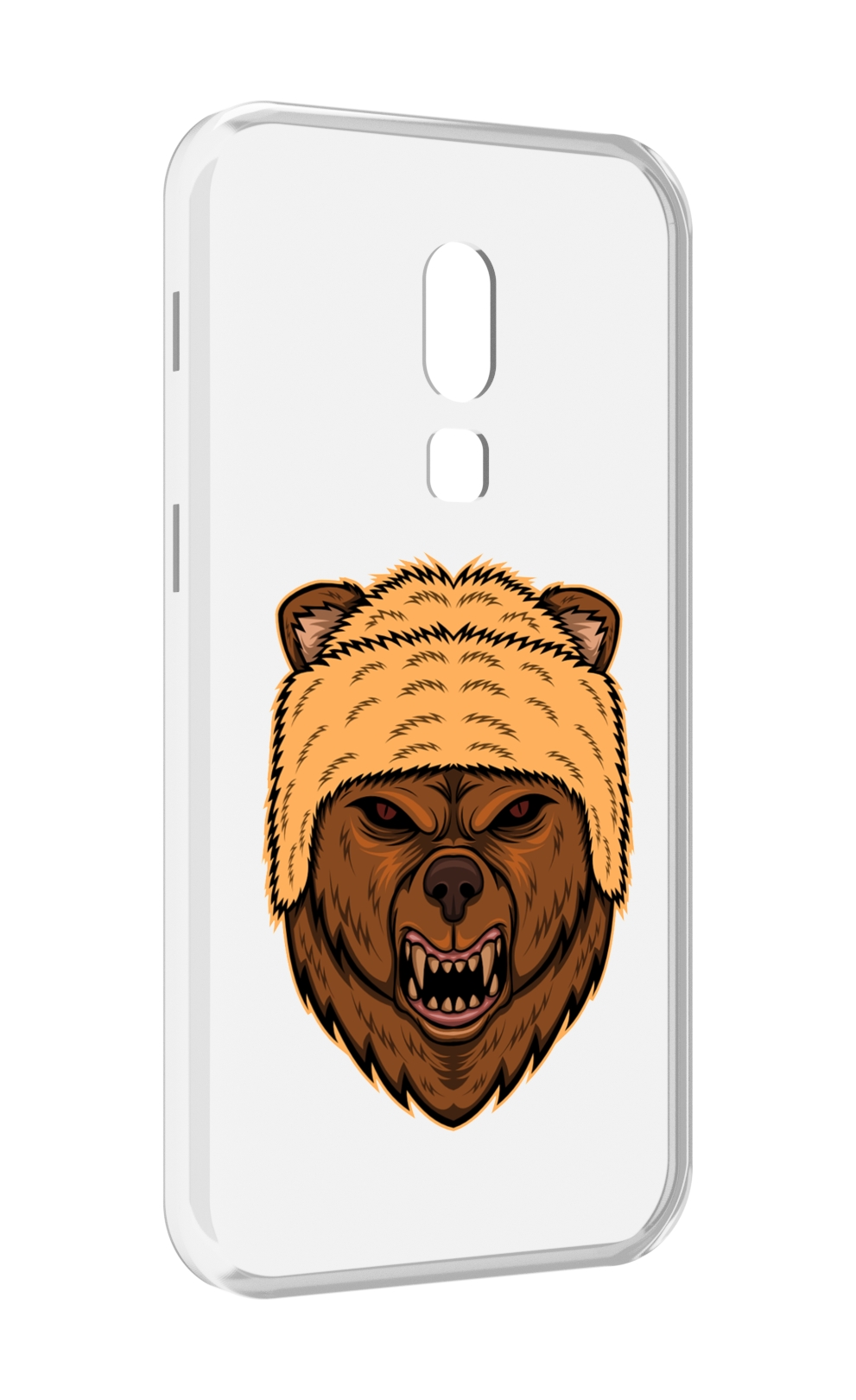 

Чехол MyPads Медведь-в-шапке для Meizu V8, Прозрачный, Tocco